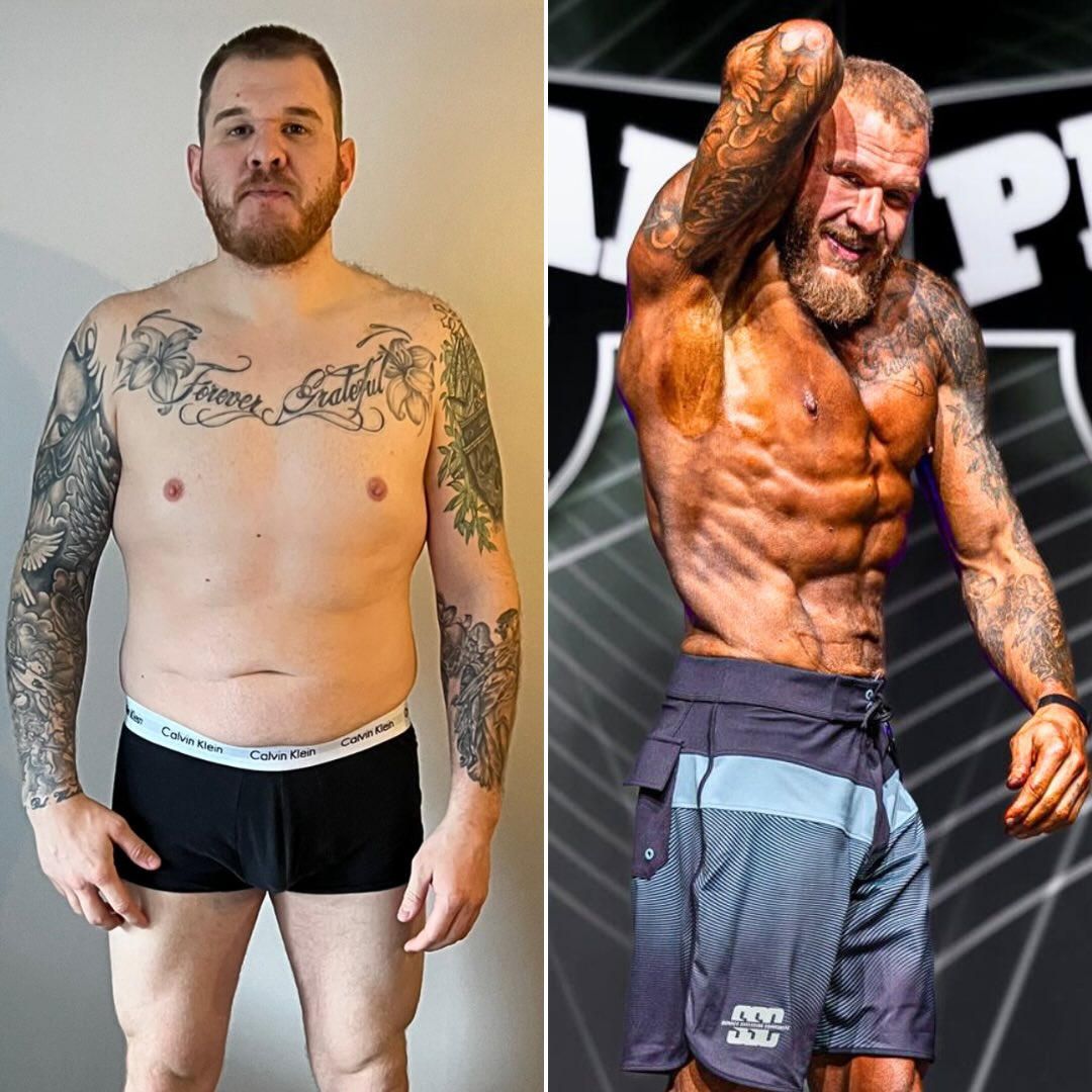 Ben, 148kg to 88.2kg before