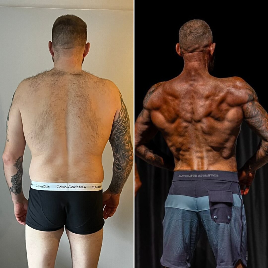 Ben 148kg to 88.2kg before