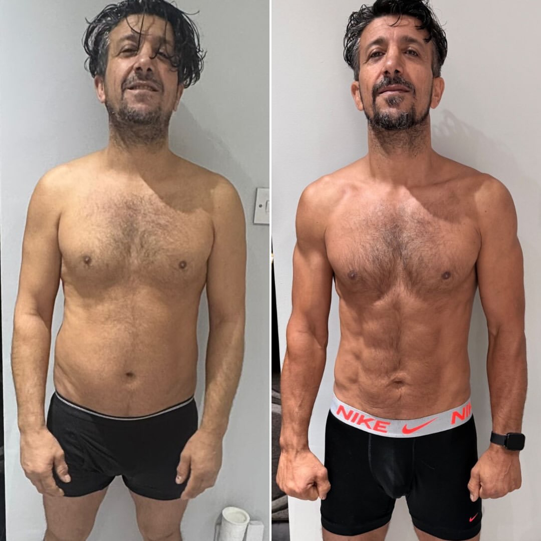 Dogan 12kg down, five months locked in before
