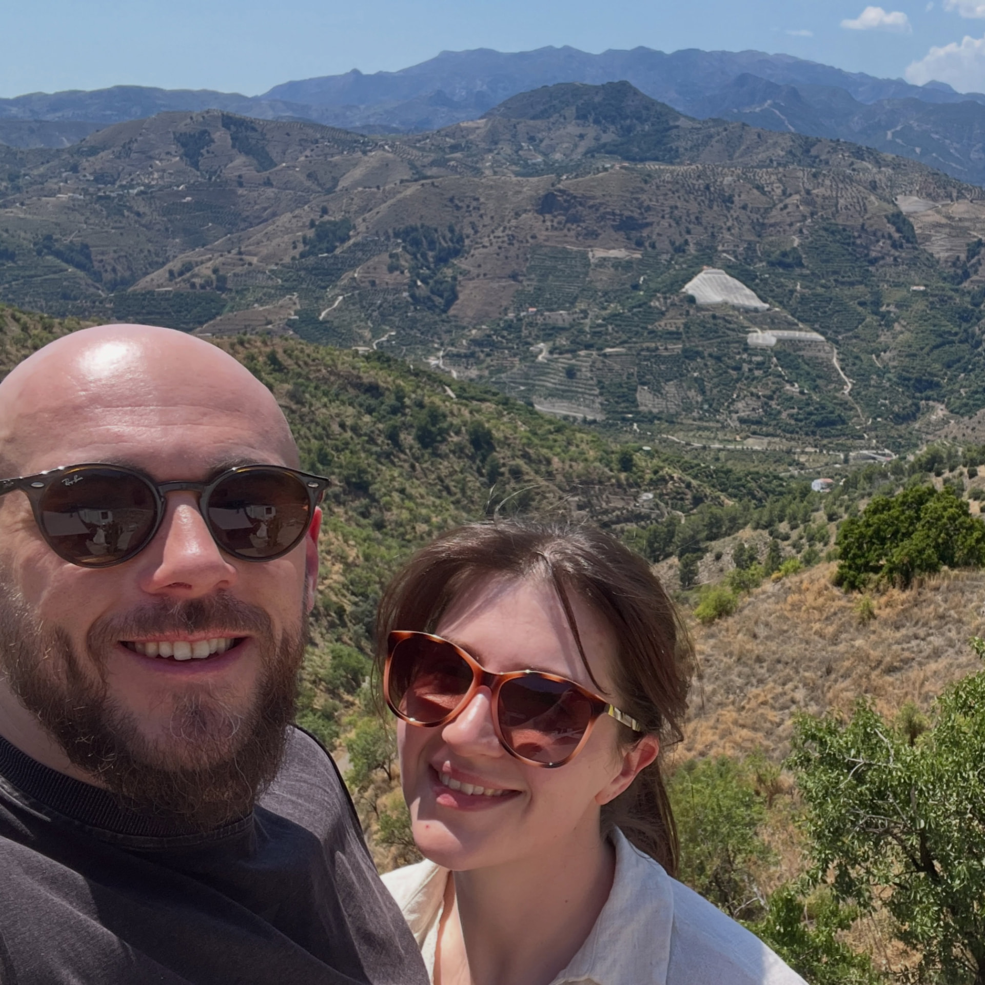 Connor in the mountains